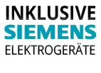 inkl. Siemens Elektrogeräte